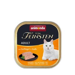 Консервы Animonda Vom Feinsten паштет для кошек, с птицей и телятиной, 100 г