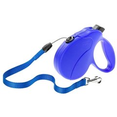 Поводок-рулетка для собак до 15 кг Ferplast Amigo Easy S Cord Blue cо шнуром, синий, 5 м