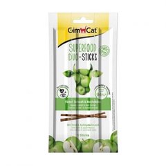 Лакомство GimCat Superfood Duo-Sticks, говядина и яблоки, для кошек, 3 шт