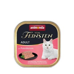 Консервы Animonda Vom Feinsten паштет для кошек, с индюшачьими сердцами, 100 г