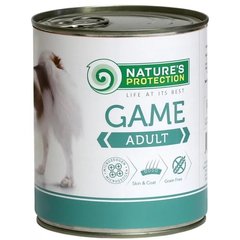 Консерва Natures Protection Adult Game для взрослых собак, 800 г