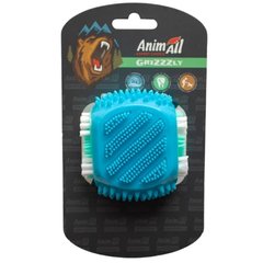 Игрушка AnimAll GrizZzly дентал квадрат, мятно-голубой