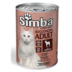 Консервы Simba Cat Wet для кошек, с ягненком, 415 г