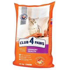 Сухой корм Club 4 paws Urinary Health Premium поддержка мочеиспускательной системы для взрослых кошек, 14 кг