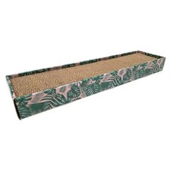 Когтеточка Croci Texture, для котов, гофрированный картон, листья, 48×12×5 см