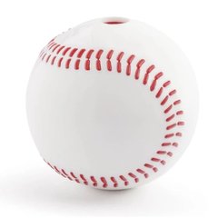 Игрушка для собак Planet Dog Baseball мяч бейсбольный, белый, 7.6 см