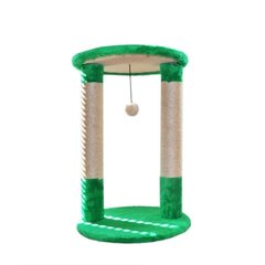 Драпак-арка Cristel для кошек, сизаль, круглая, зелёный, 52 × 35 см