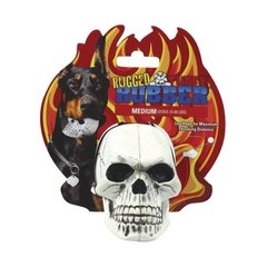 Игрушка череп Vip Products Skull для собак, красная, 10 х 6,4 х 7,6 см