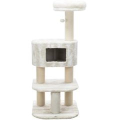 Драпак-домик Trixie Nelli, для кошек, 140 см, белый/серо-коричневый