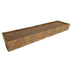 Когтеточка Croci Animalier, для котов, гофрированный картон, леопард, 48×12×5 см
