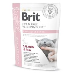 Сухой корм Brit GF Veterinary Diets Cat Hypoallergenic, для взрослых кошек, 400 г
