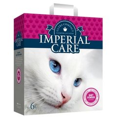 Наполнитель Imperial Care Baby Powder ультра-комкующийся, для кошек, с ароматом детской пудры, 6 кг