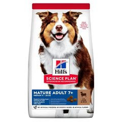 Сухой корм Hill's Science Plan Mature Adult Medium для собак, с ягненком и рисом, 2.5 кг