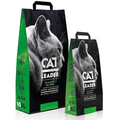 Наполнитель Cat Leader супер-впитывающий в кошачий туалет, 5 кг