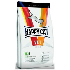 Сухой корм Happy Cat Vet Diet Skin для взрослых кошек с чувствительной кожей, 1 кг